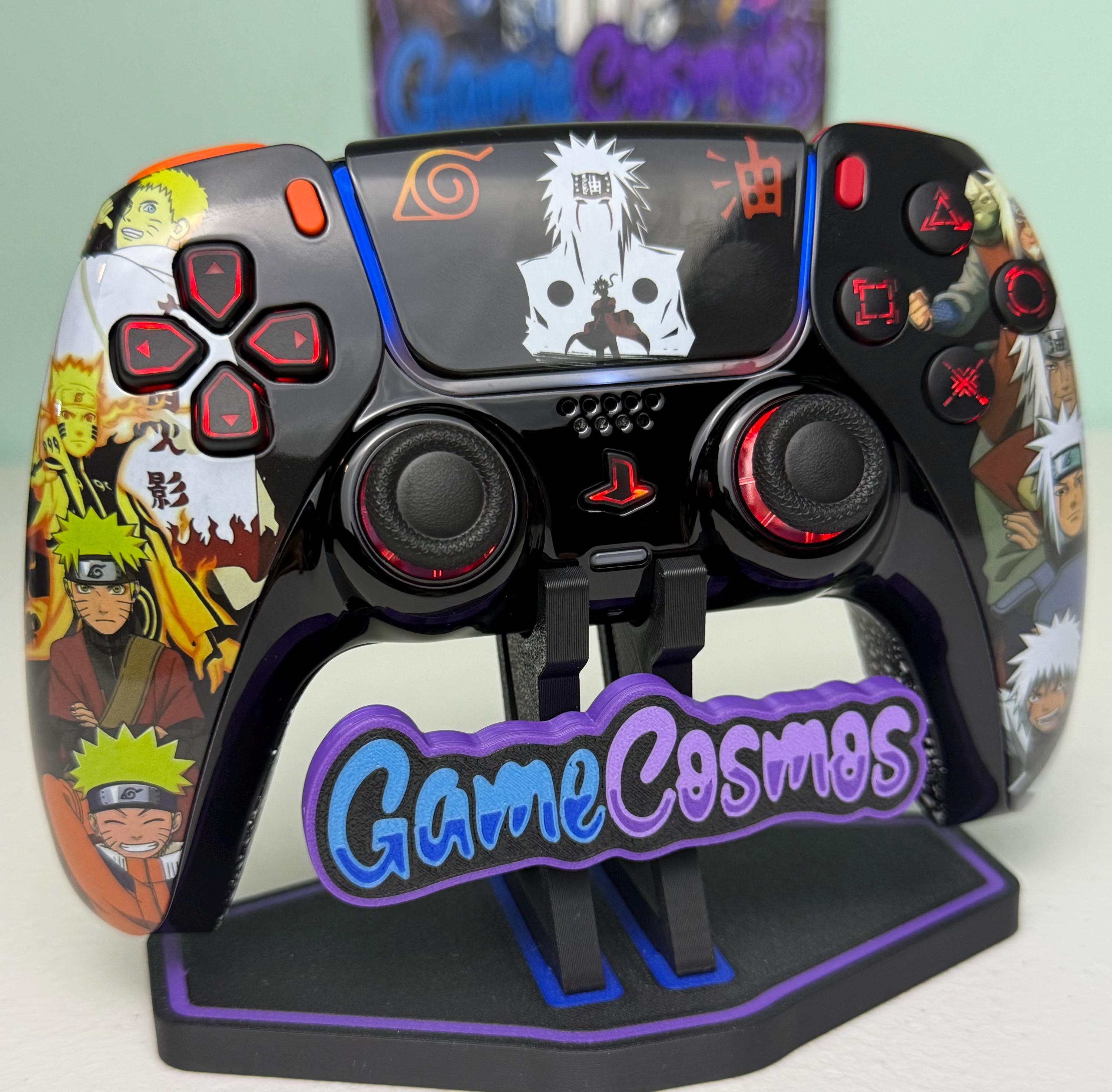 Anime Manga Ninja Sensei - RGB LED - Custom Wireless Controller for PS5 Or PC - Image 2
