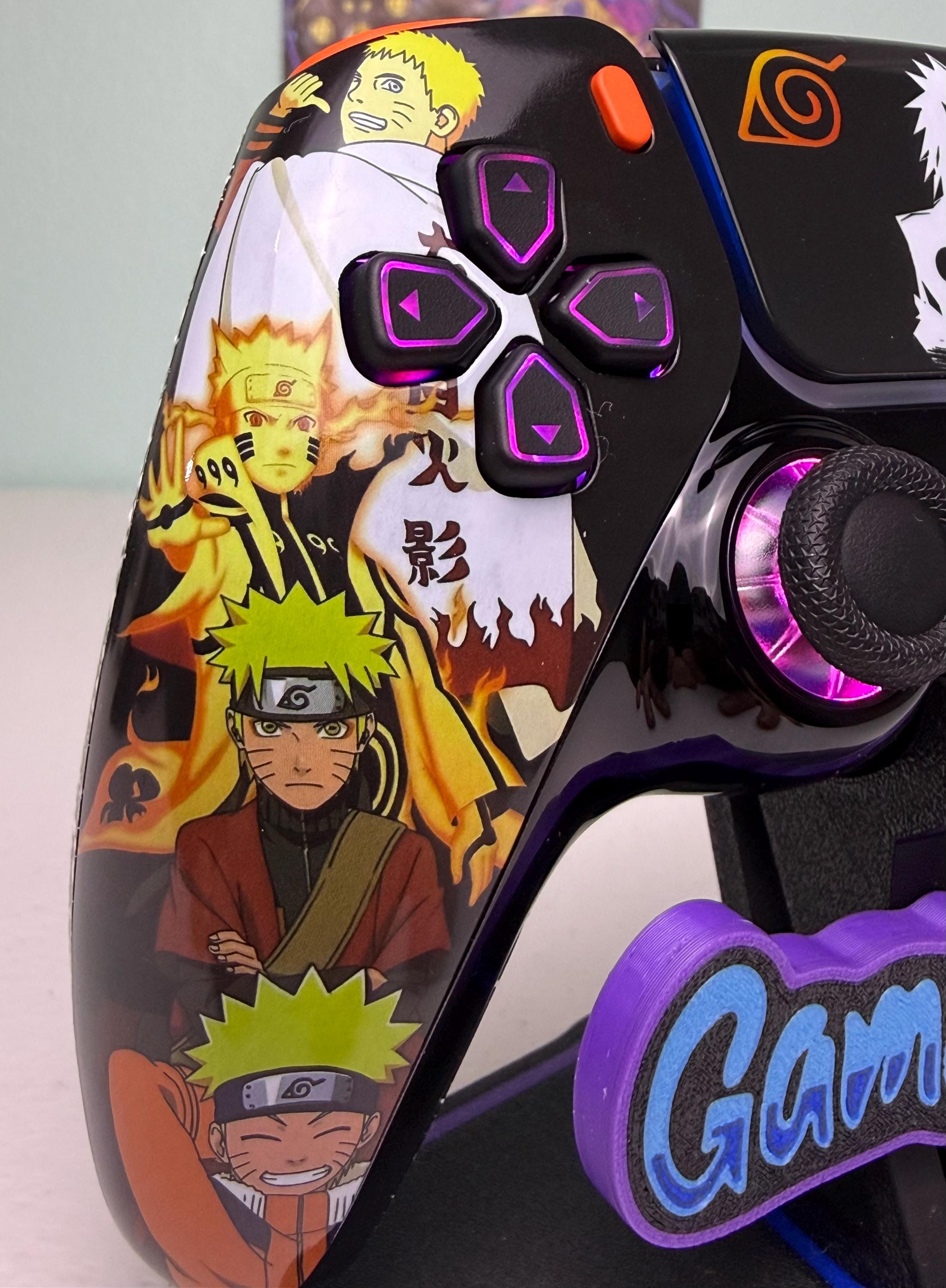 Anime Manga Ninja Sensei - RGB LED - Custom Wireless Controller for PS5 Or PC - Image 5