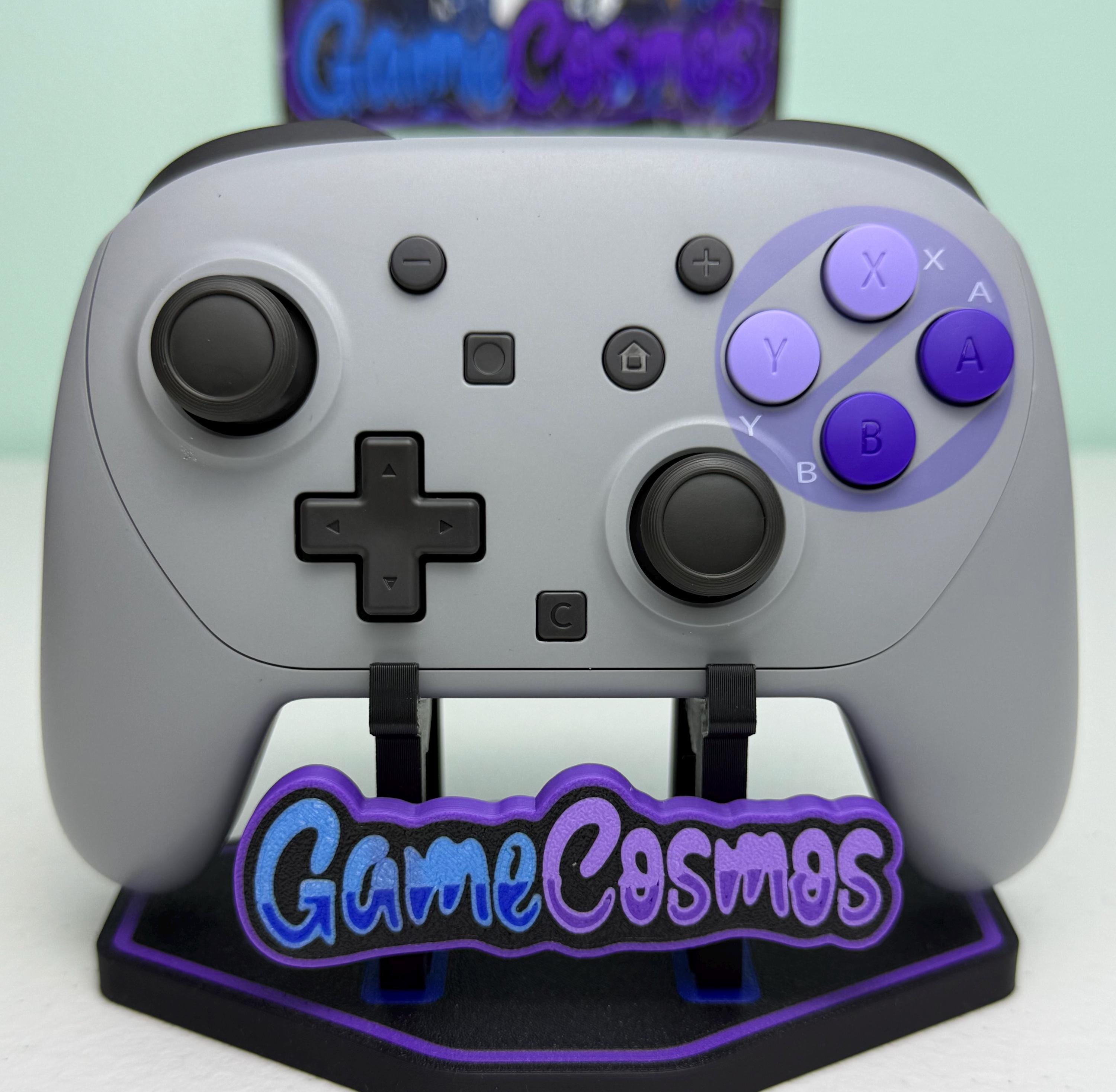 SNES Style - Black Accents - Wireless Pro 2 Controller for The Switch 2 Or PC