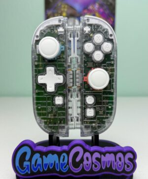 Transparent Clear - DPAD White Accents  - Custom Joycon 2 for Nintendo Switch 2