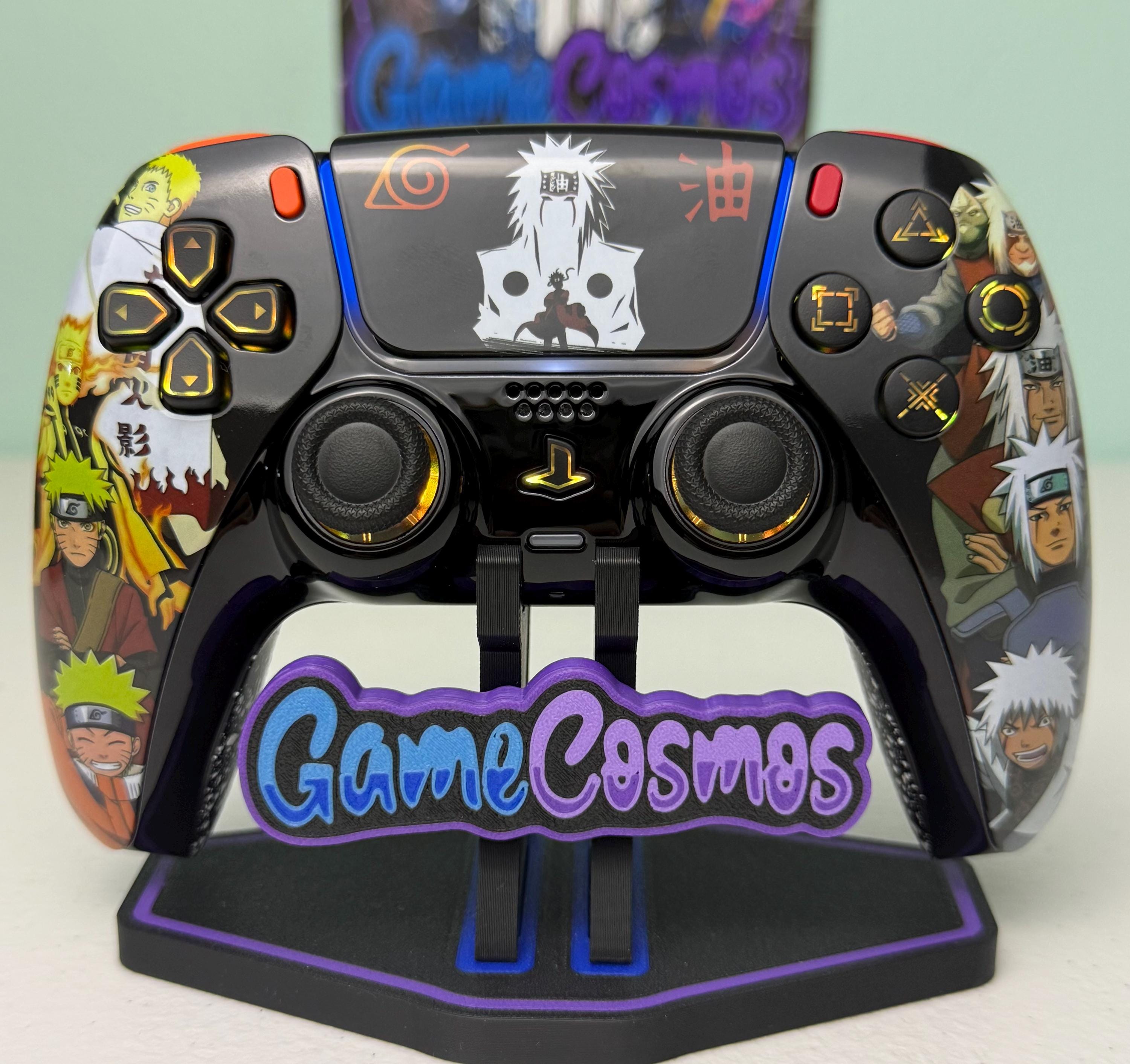 Anime Manga Ninja Sensei - RGB LED - Custom Wireless Controller for PS5 Or PC