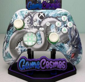 Jade Dragon - RGB LED - Triggerstops- Custom Wireless Controller for Xbox Or PC
