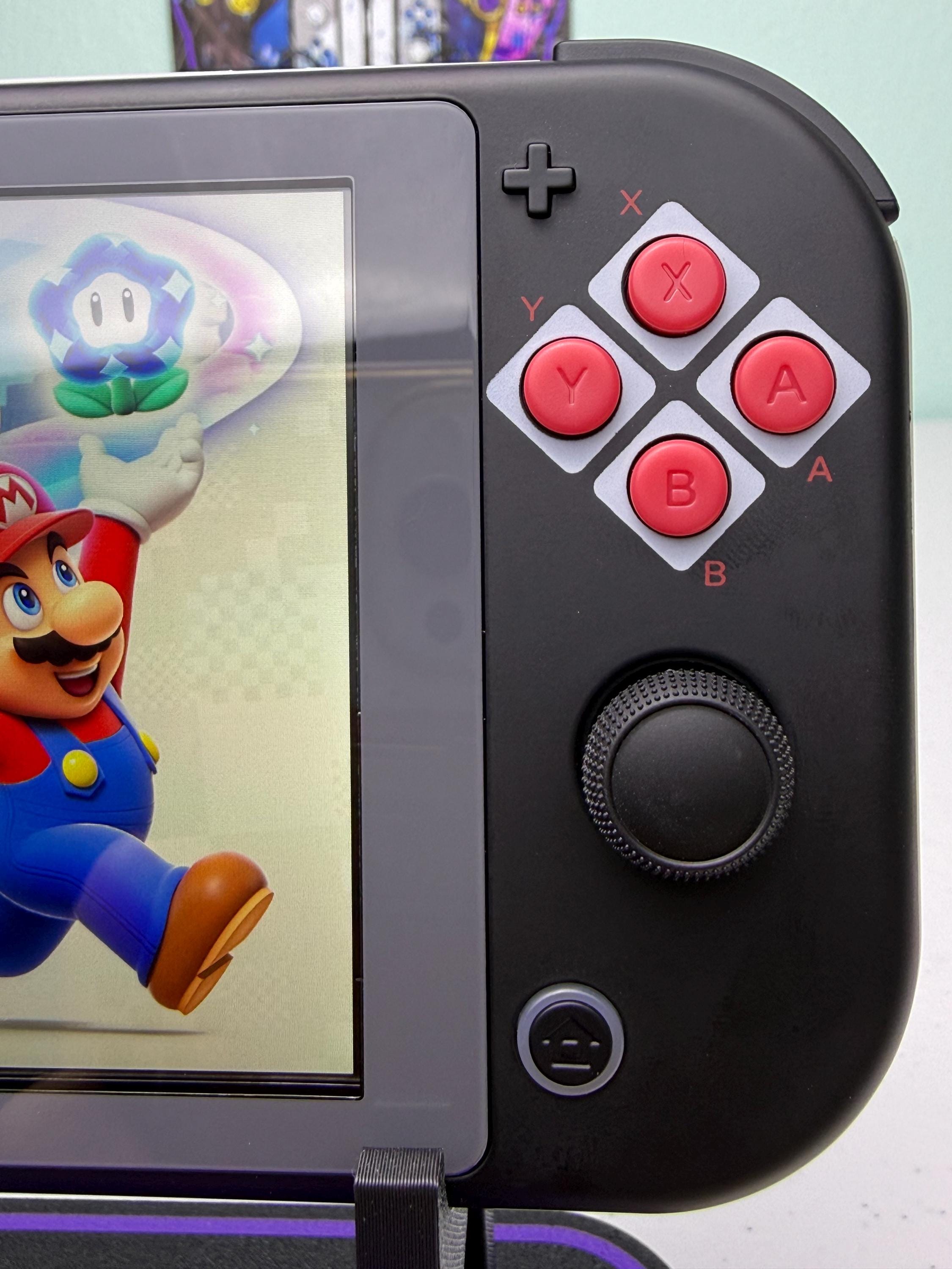 Retro NES theme -Hall Effect NoDRIFT analogue - Custom Switch Lite - Image 3