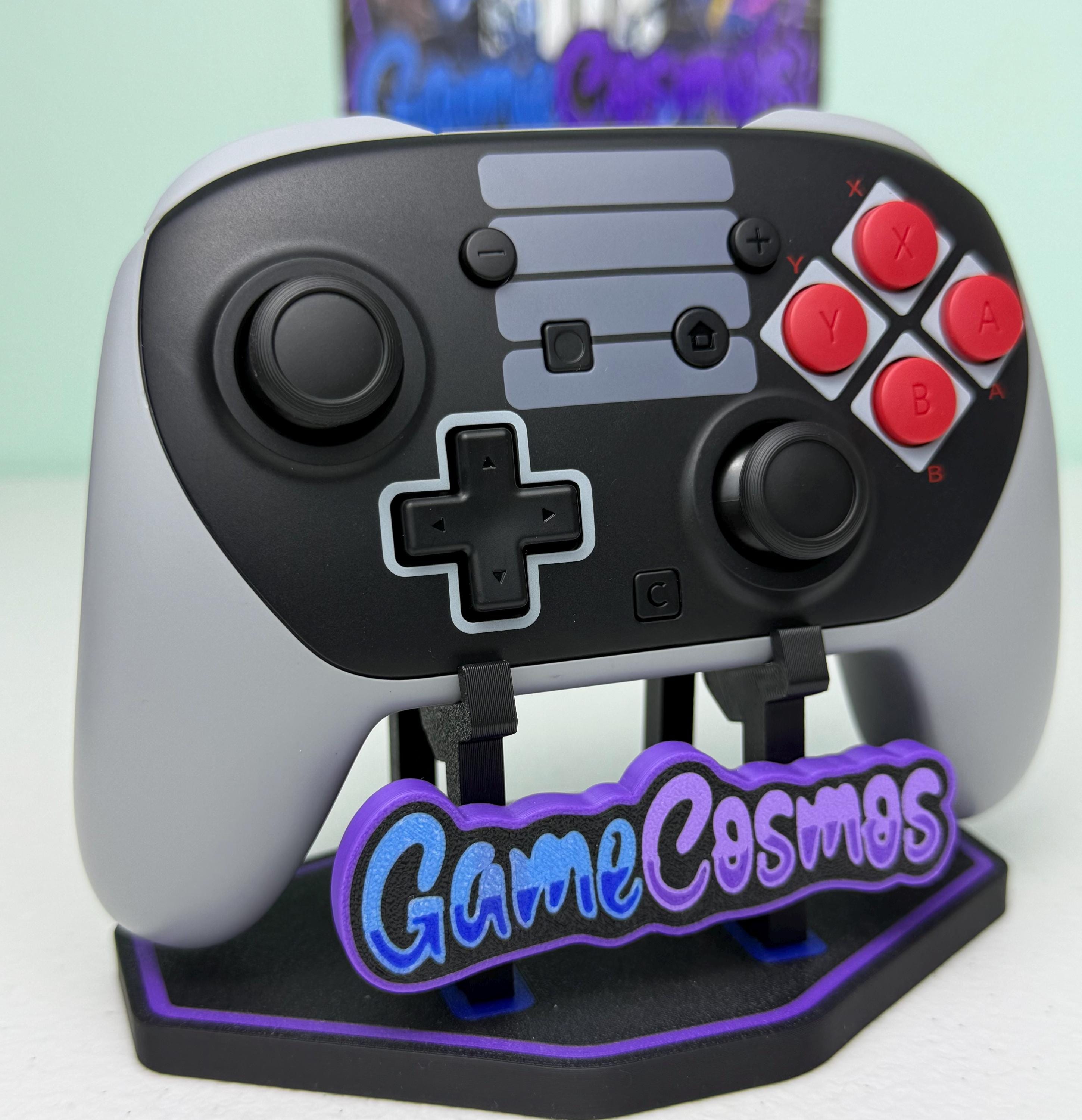Retro NES Style - Black Accents - Wireless Pro 2 Controller for The Switch 2 Or PC - Image 3