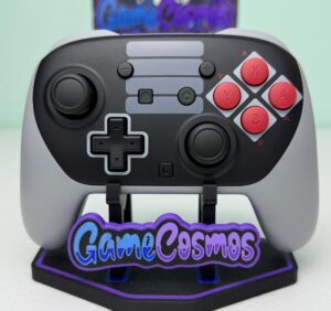 Retro NES Style - Black Accents - Wireless Pro 2 Controller for The Switch 2 Or PC