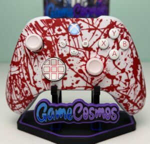 Blood Spatter - RGB LED - Custom Wireless Controller for Xbox Or PC