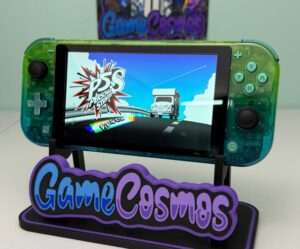 Glossy Gradient Blue Green - Hall Effect NoDRIFT analogue - Custom Switch Lite