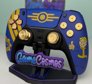 Vault Fall0ut Tec - Real Metal - Custom Wireless Controller for PS5 Or PC