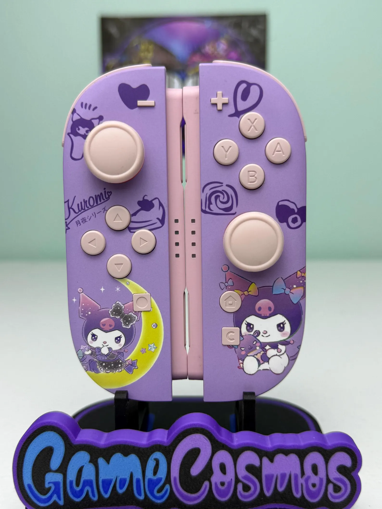 Kuromi custom Switch 2 Joy-Cons, photo 2 of 8