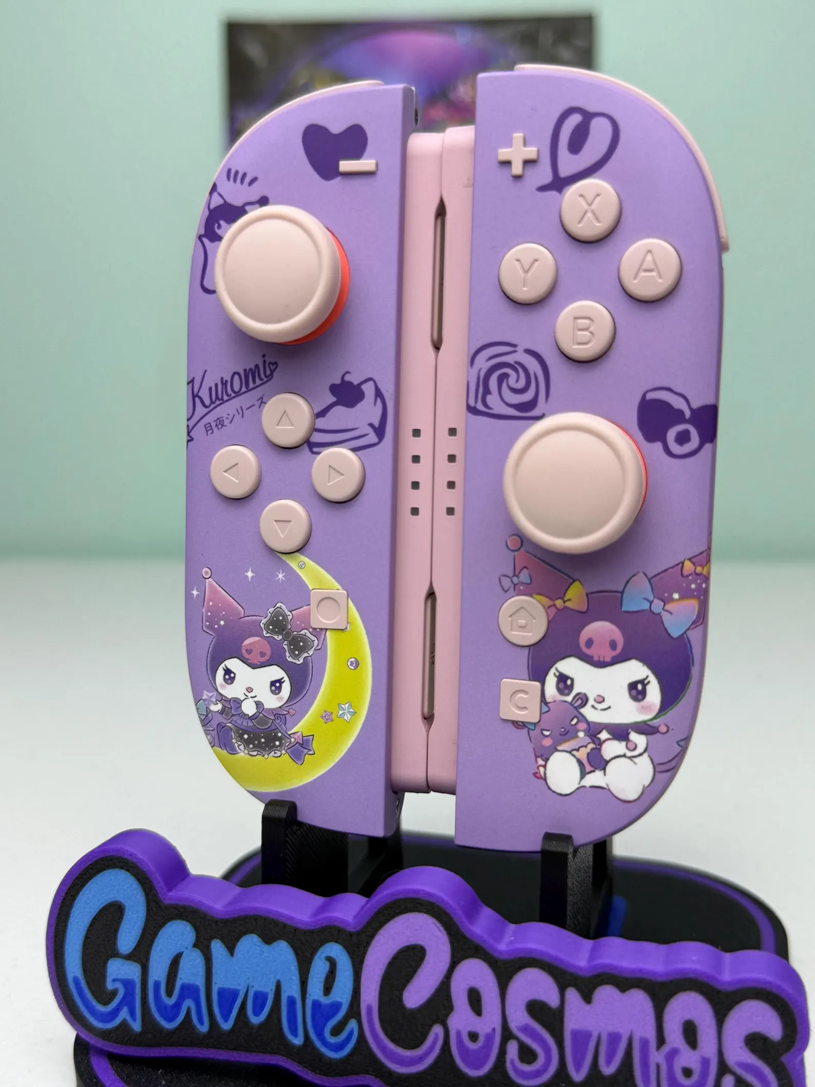 Kuromi custom Switch 2 Joy-Cons, photo 4 of 8