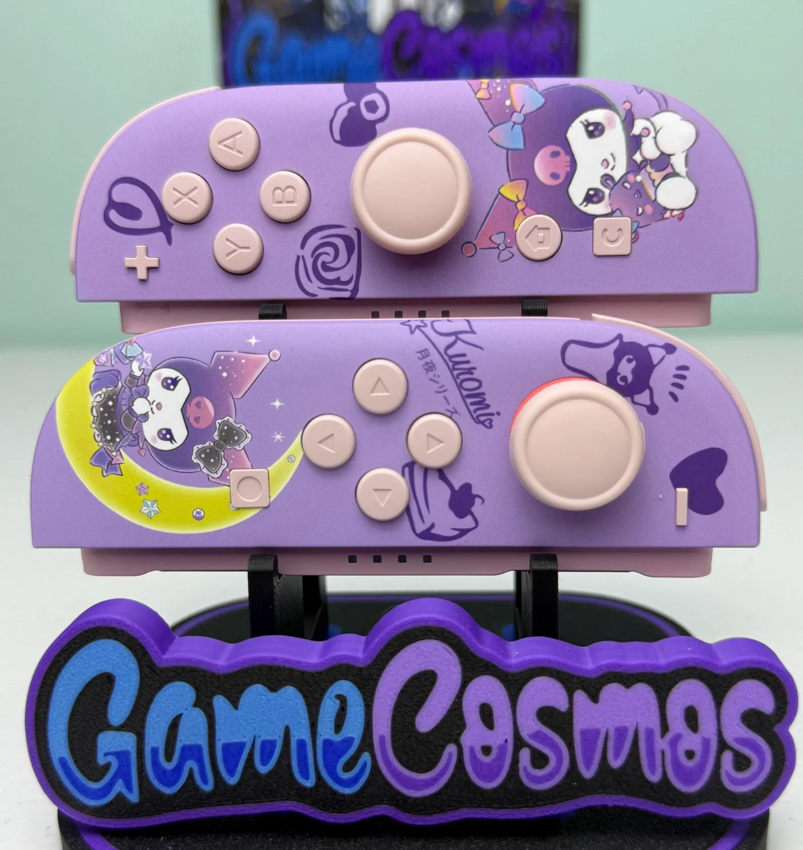 Kuromi custom Switch 2 Joy-Cons, photo 3 of 8