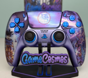 Dragonball Super - Goku and Lord Beerus - Anime Manga - RGB LED - Custom PS5 Controller