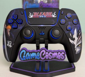 Bleach - Ichigo Kurosaki - Substitute Soul Reaper - Anime Manga Samurai - RGB LED - Custom Wireless Controller for PS5 Or PC