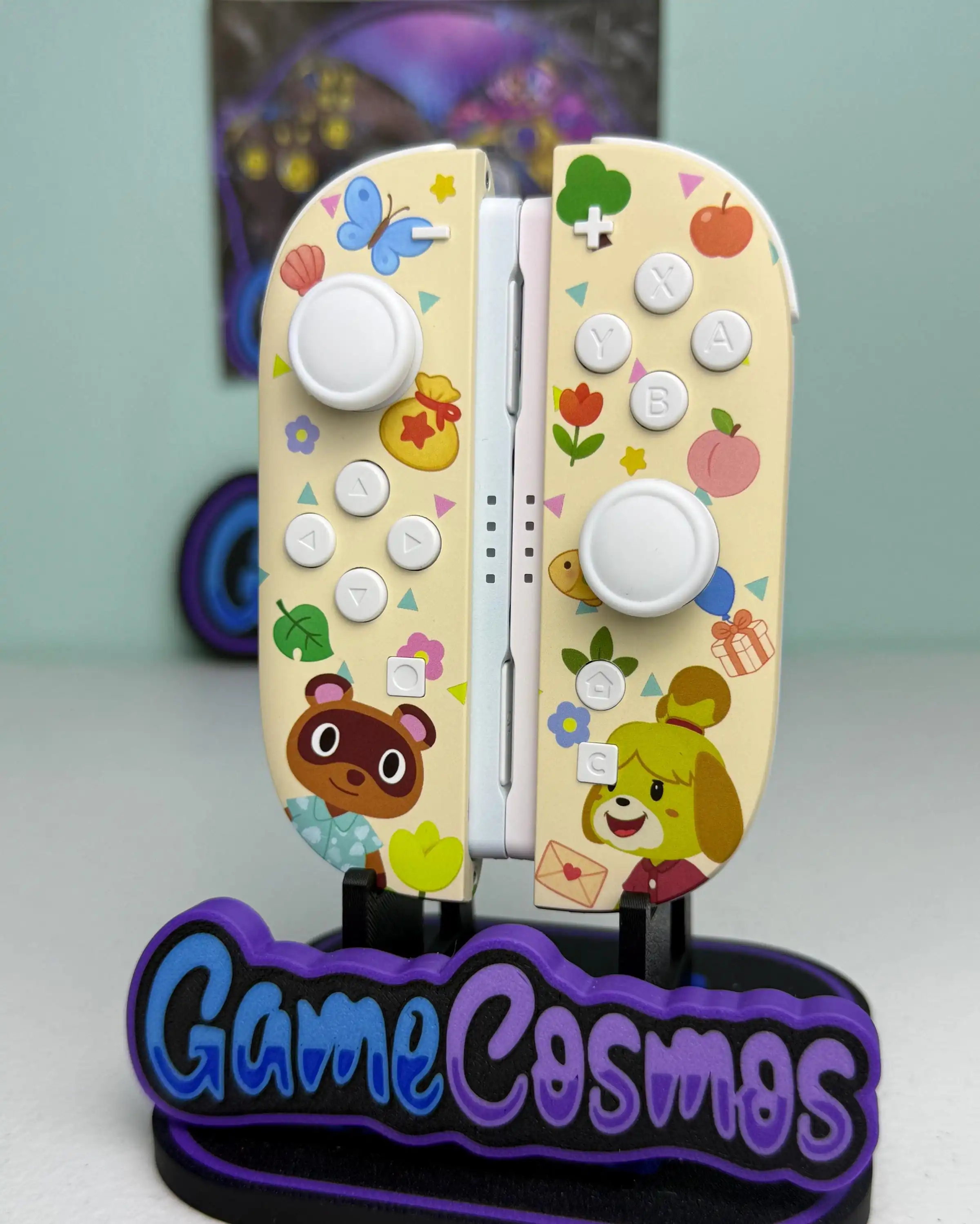 Cute Cozy Animal Sim Animal Crossing custom Switch 2 Joy-Cons, photo 2 of 6