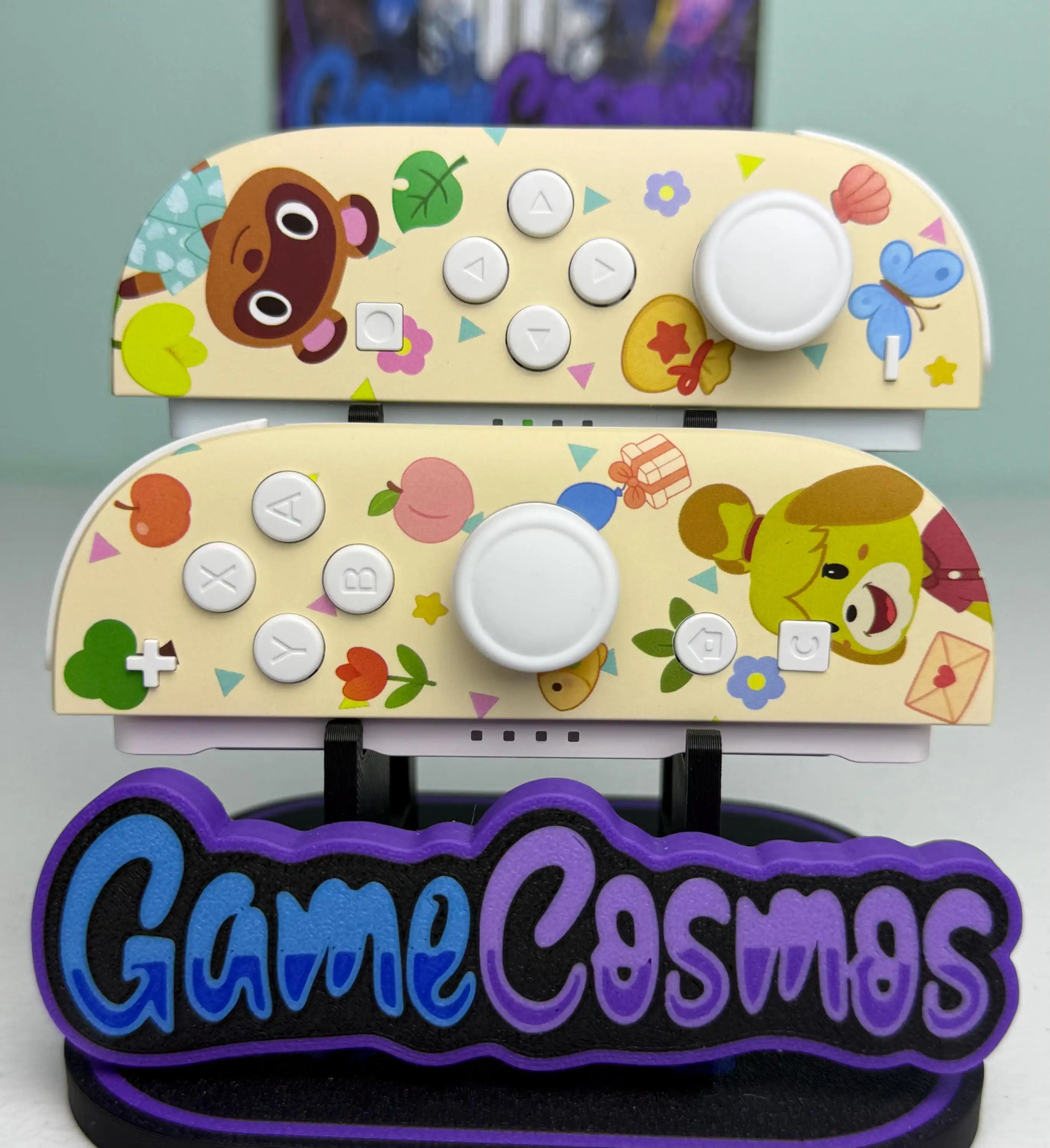 Cute Cozy Animal Sim Animal Crossing custom Switch 2 Joy-Cons, photo 3 of 6