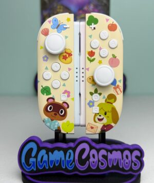Animal Crossing New Horizons - Cute Cozy Animal Sim - White Accents - Custom Joycon 2 for Nintendo Switch 2