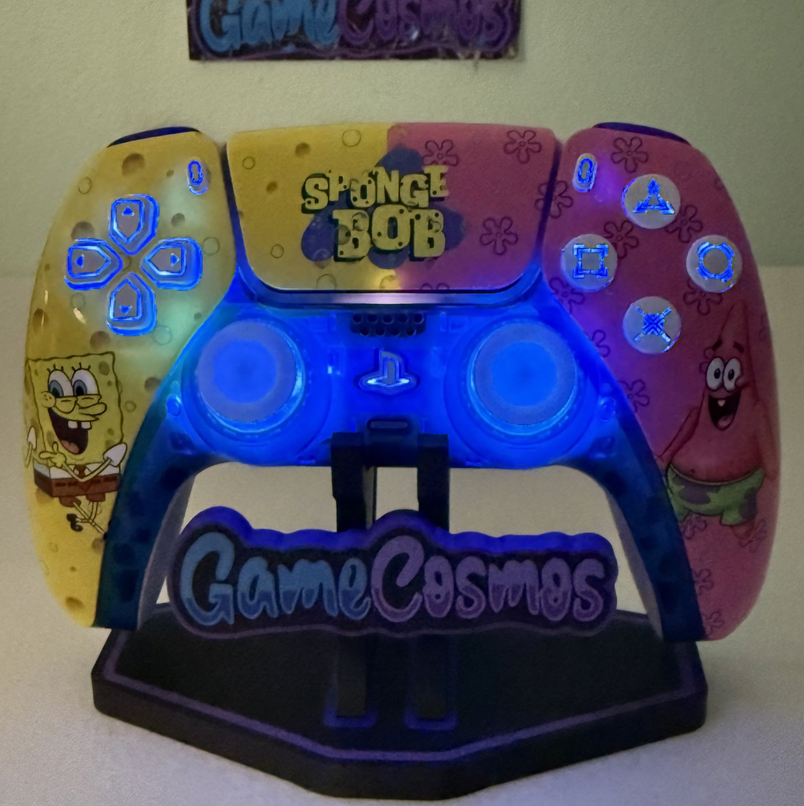SpongeBob SquarePants custom PS5 controller, photo 7 of 8