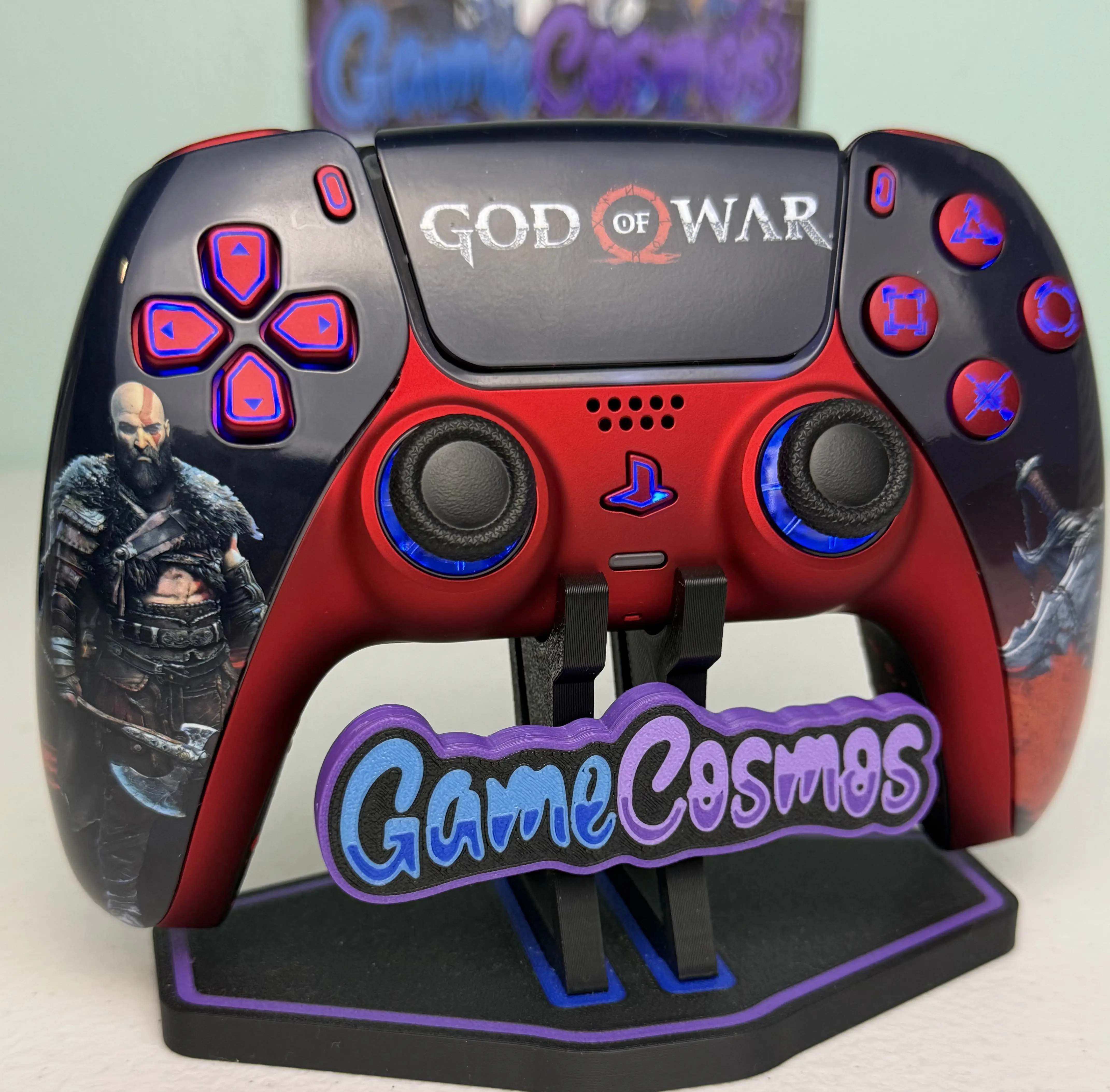 God of War Kratos custom PS5 controller, photo 2 of 8