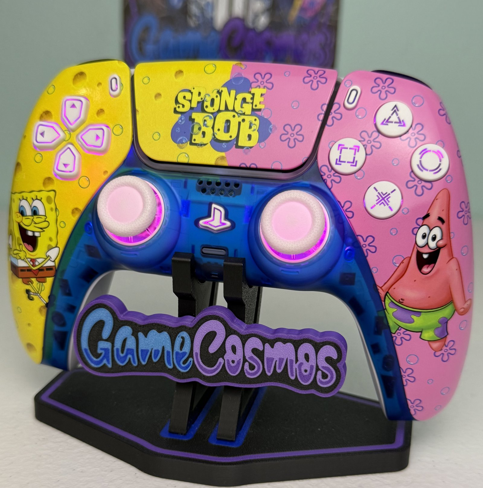 SpongeBob SquarePants custom PS5 controller, photo 3 of 8