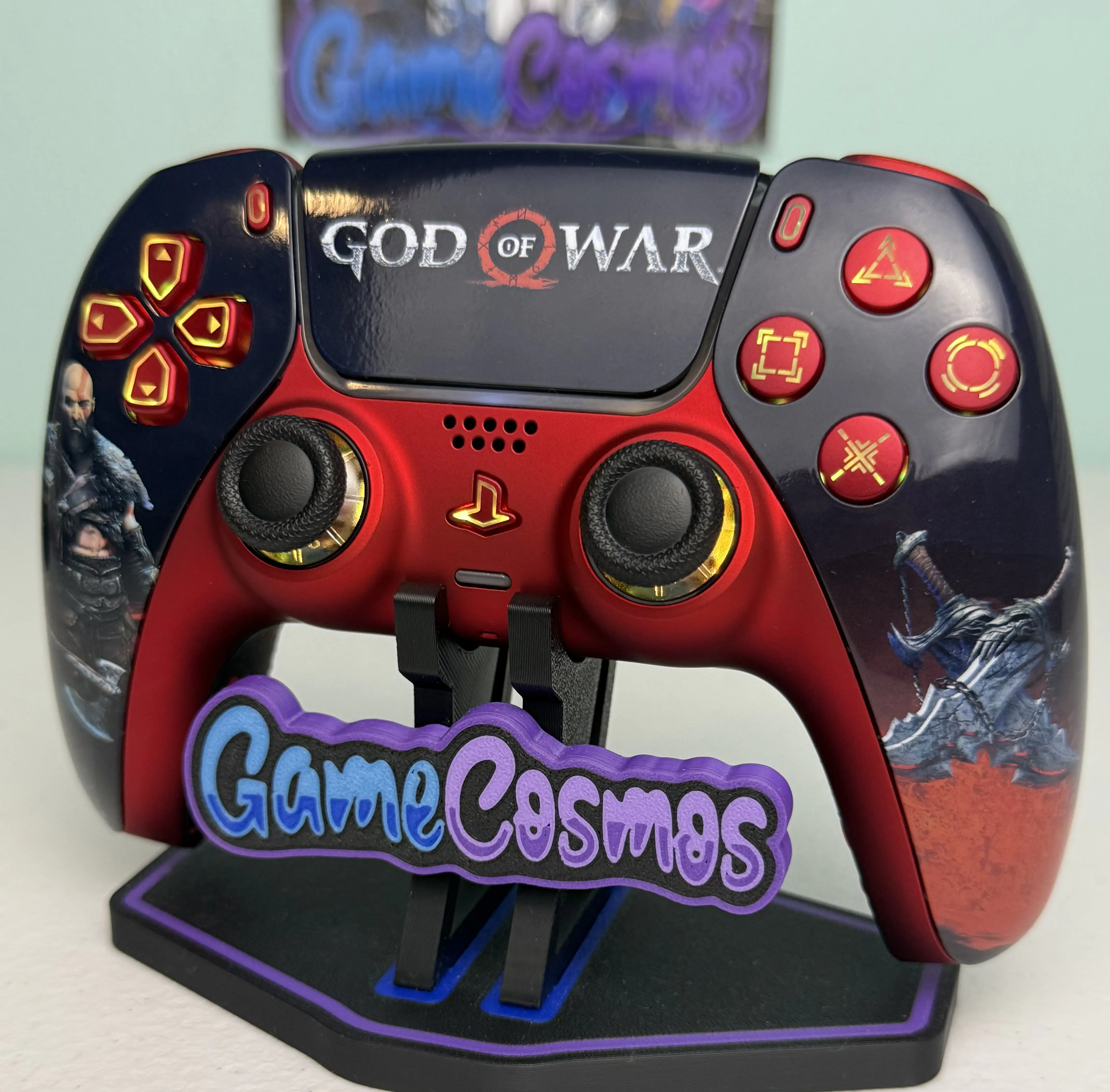 God of War Kratos custom PS5 controller, photo 3 of 8