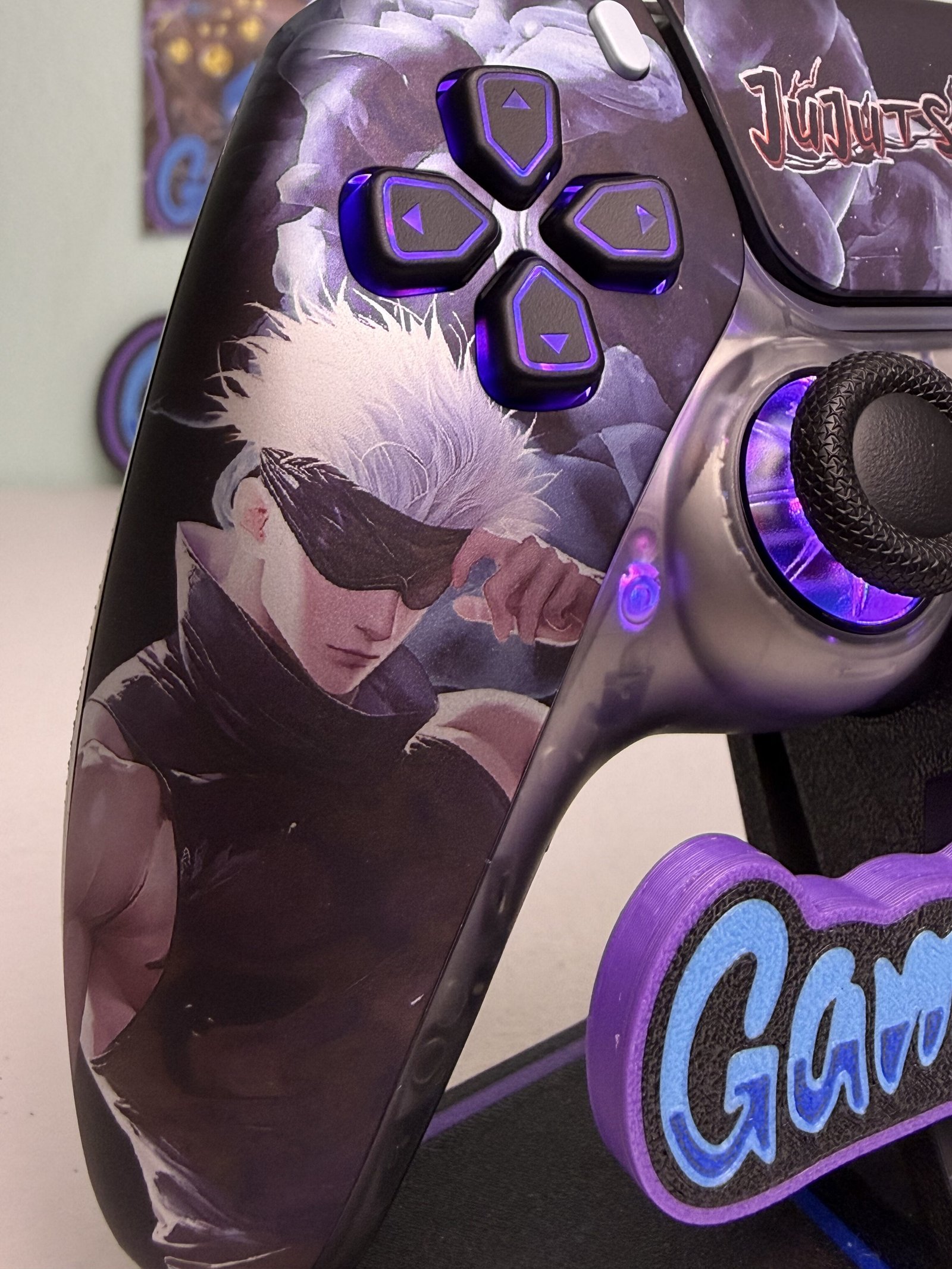 Jujutsu Kaisen - Gojo and Sukuna - Domain Expansion Anime - RGB LED - Custom Wireless Controller for PS5 Or PC - Image 5