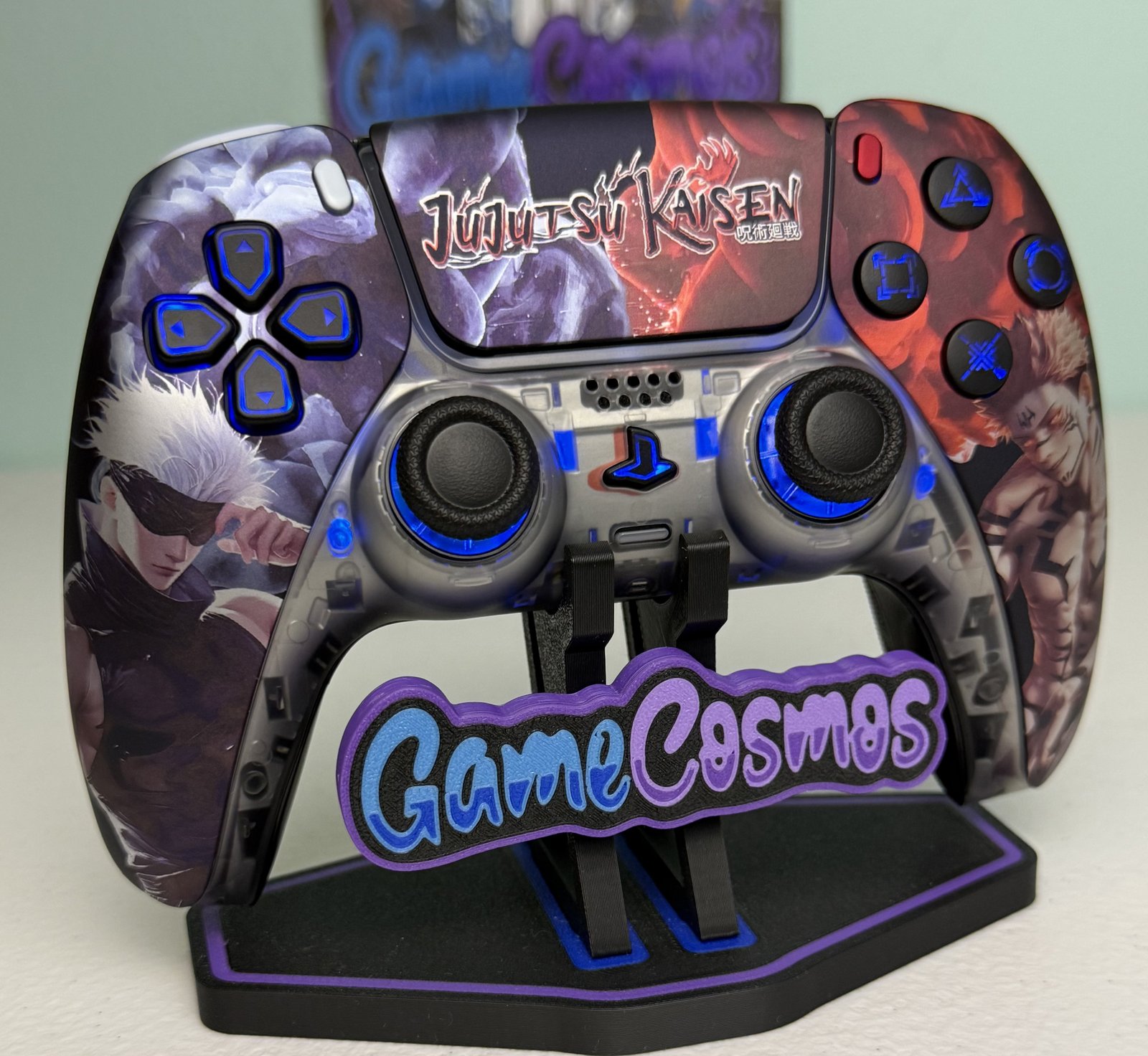 Jujutsu Kaisen - Gojo and Sukuna - Domain Expansion Anime - RGB LED - Custom Wireless Controller for PS5 Or PC - Image 4