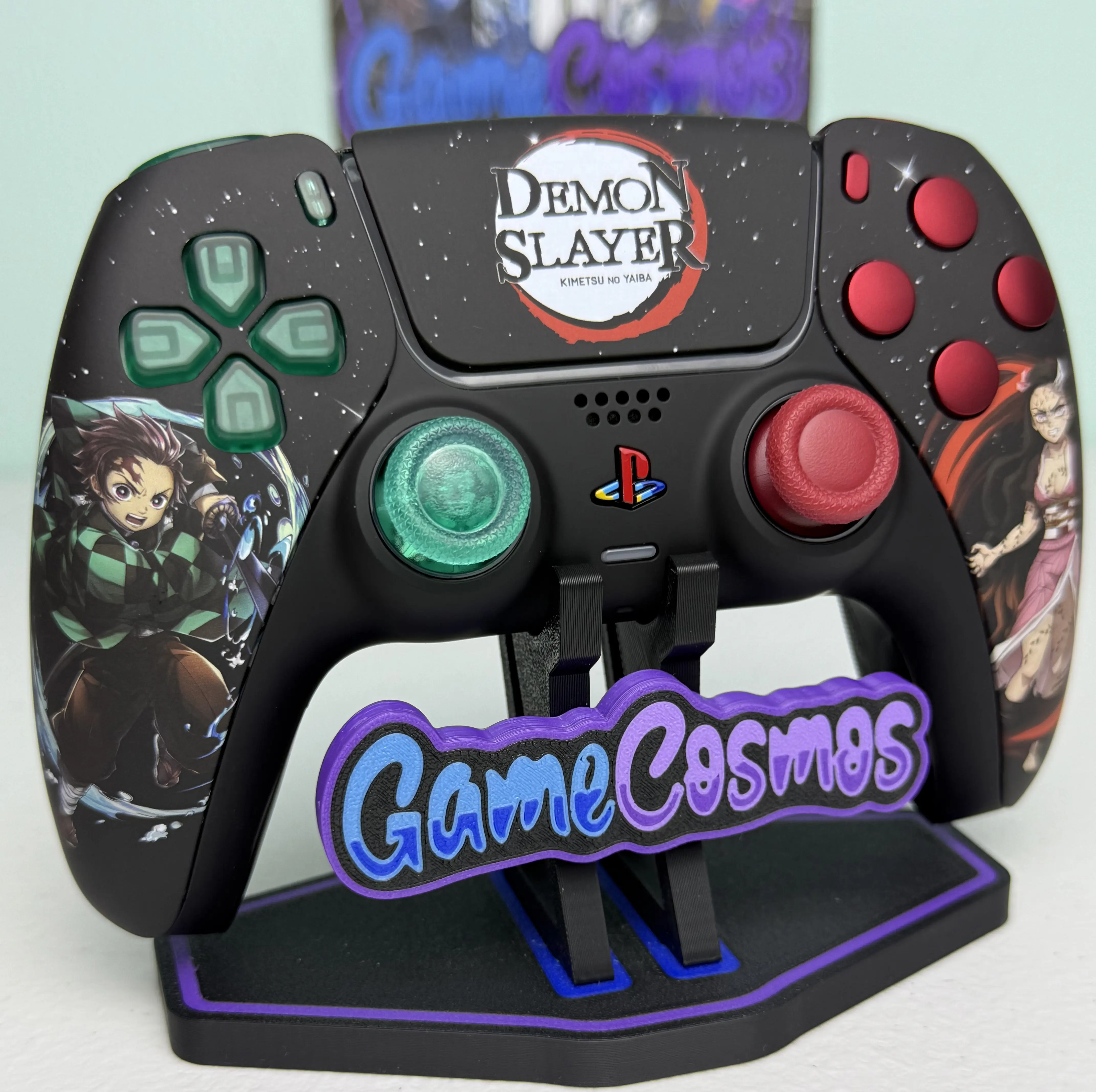 Demon Slayer - Tanjiro and Nezuko - Anime Manga - Custom Wireless Controller for PS5 or PC - Image 3