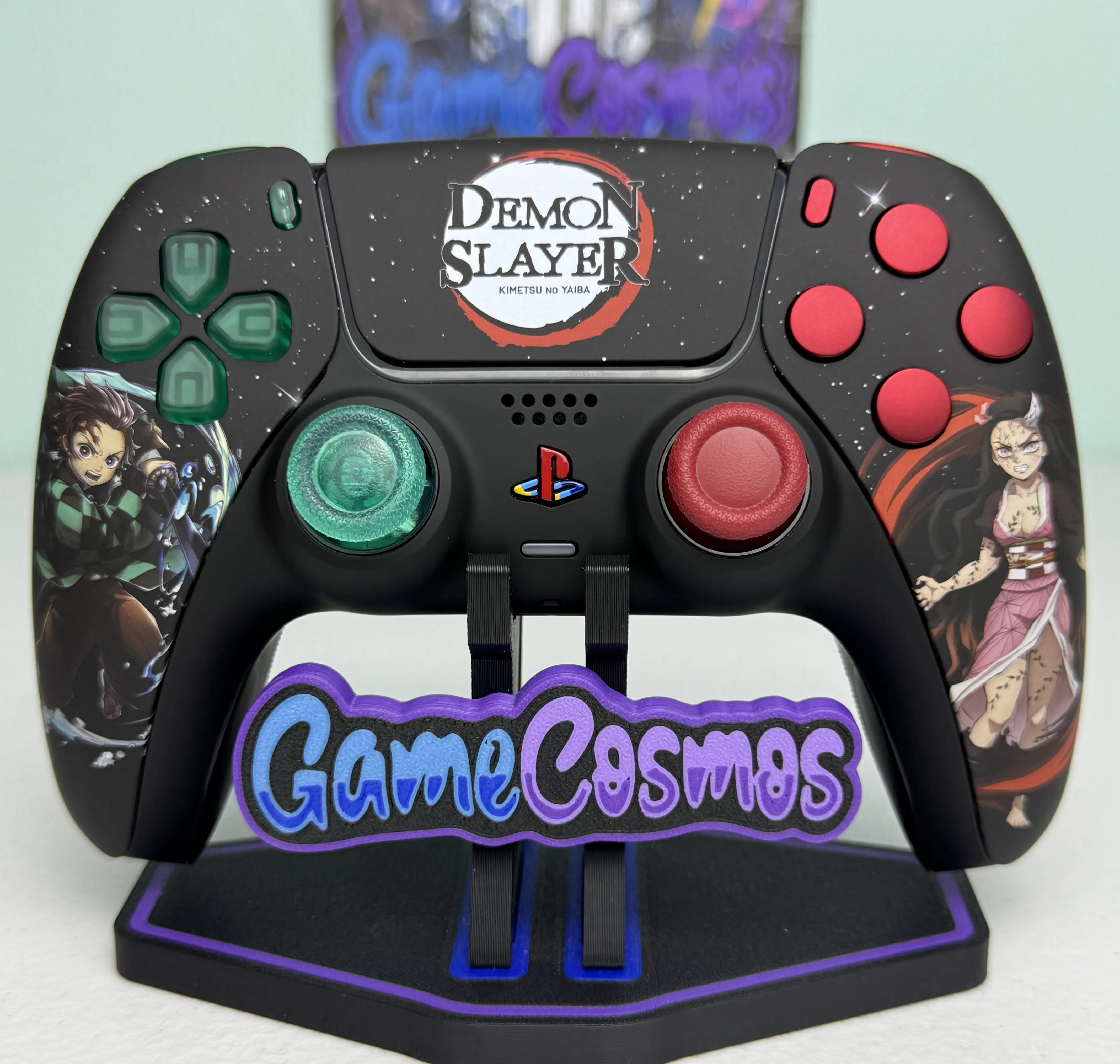 Demon Slayer - Tanjiro and Nezuko - Anime Manga - Custom Wireless Controller for PS5 or PC