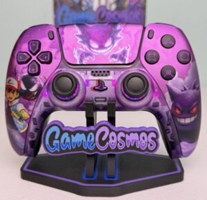 Gastly Gengar Evolution - RGB LED - Custom PS5 Controller