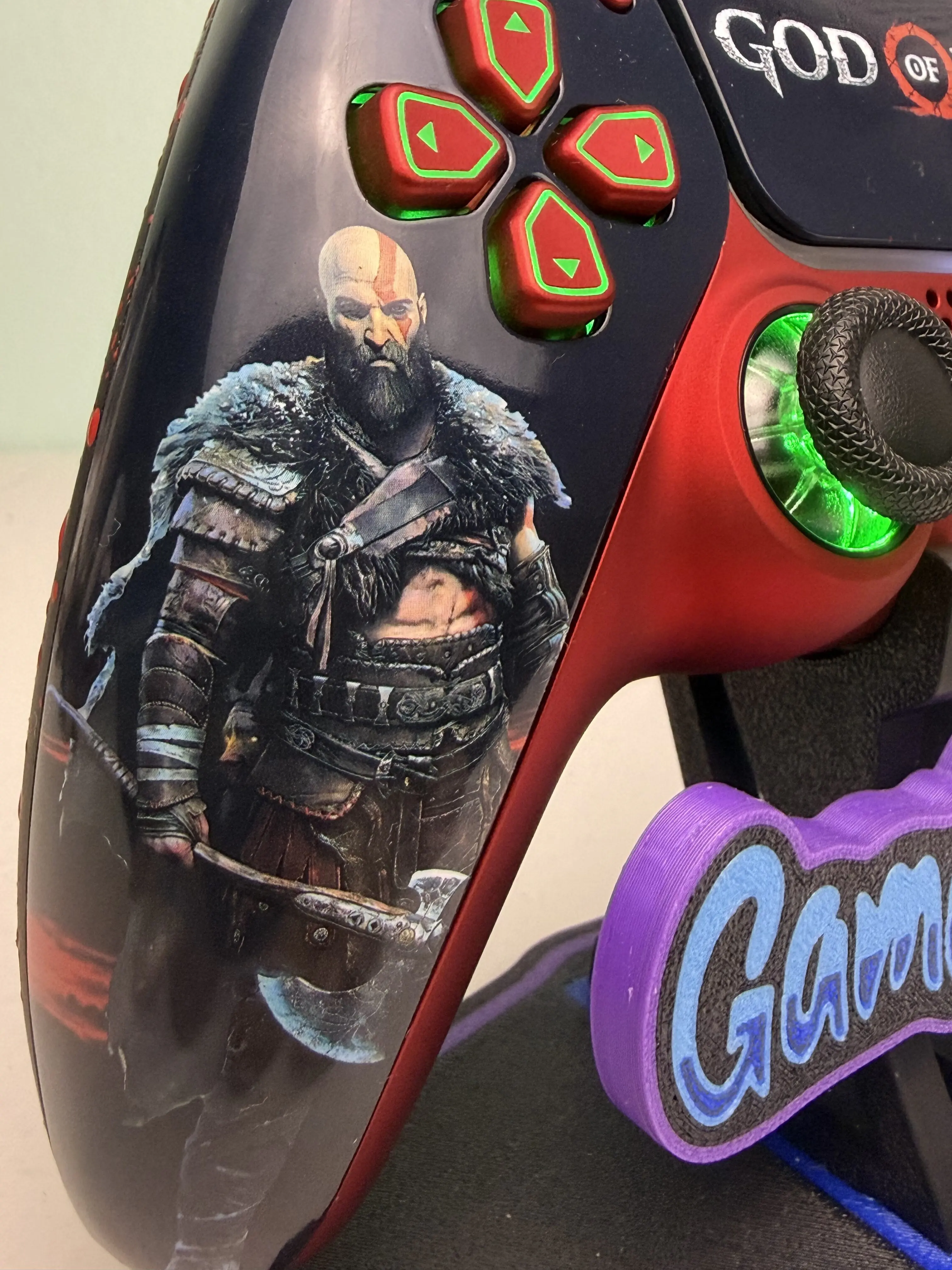 God of War Kratos custom PS5 controller, photo 4 of 8