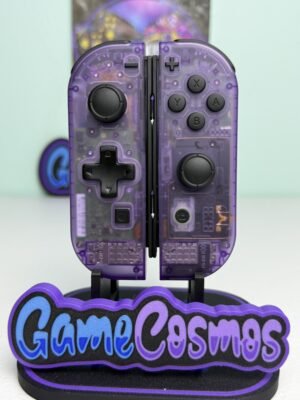 Atomic Purple custom Switch Joy-Cons, front view