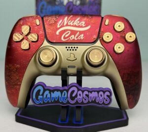 Fallout Nuka Cola 2.0 - Real Metal - Champagne Accents - Metallic Finish - Custom PS5 Controller