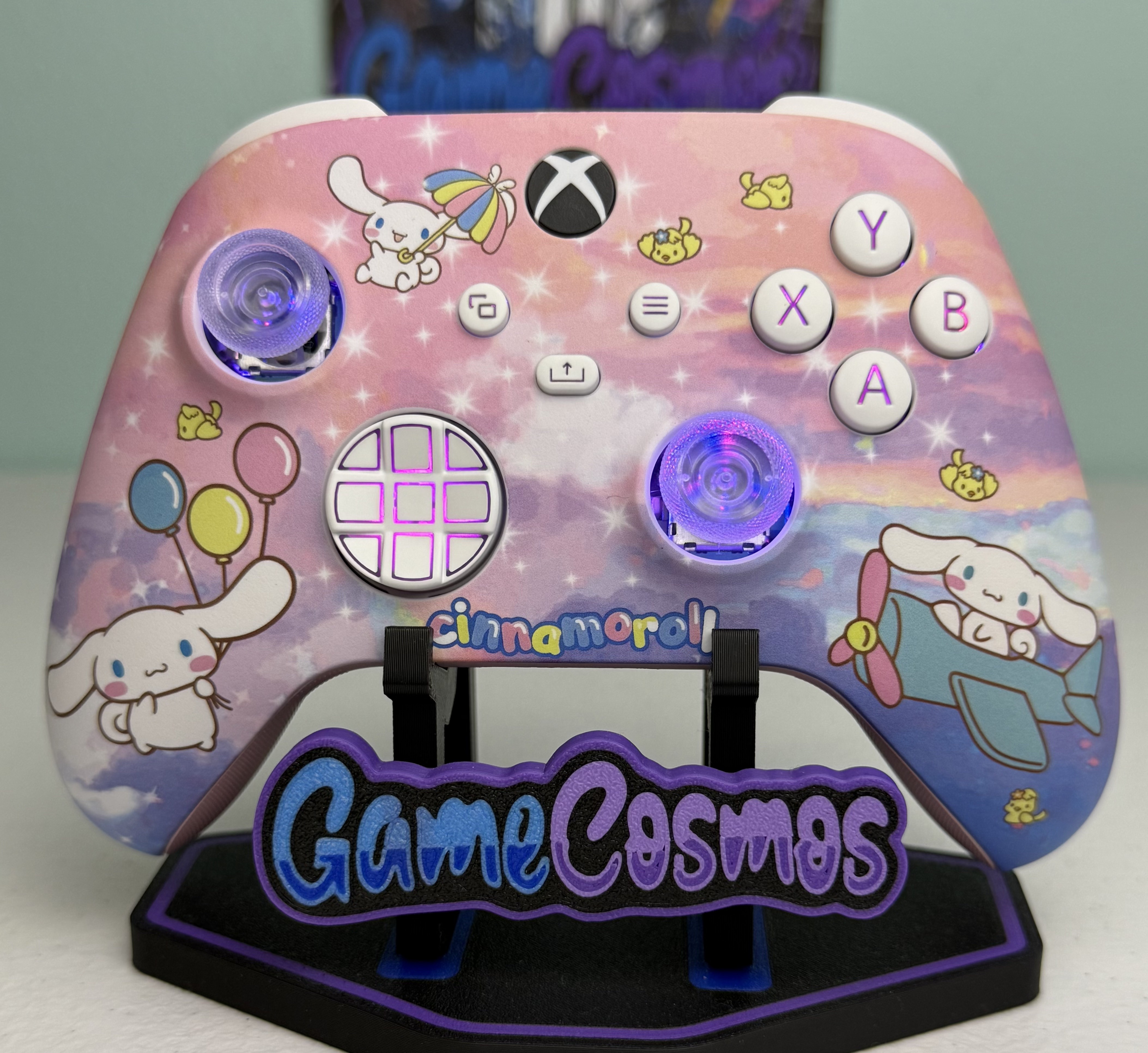 Cinnamoroll - Sanrio - RGB LED - Custom Xbox Series Controller
