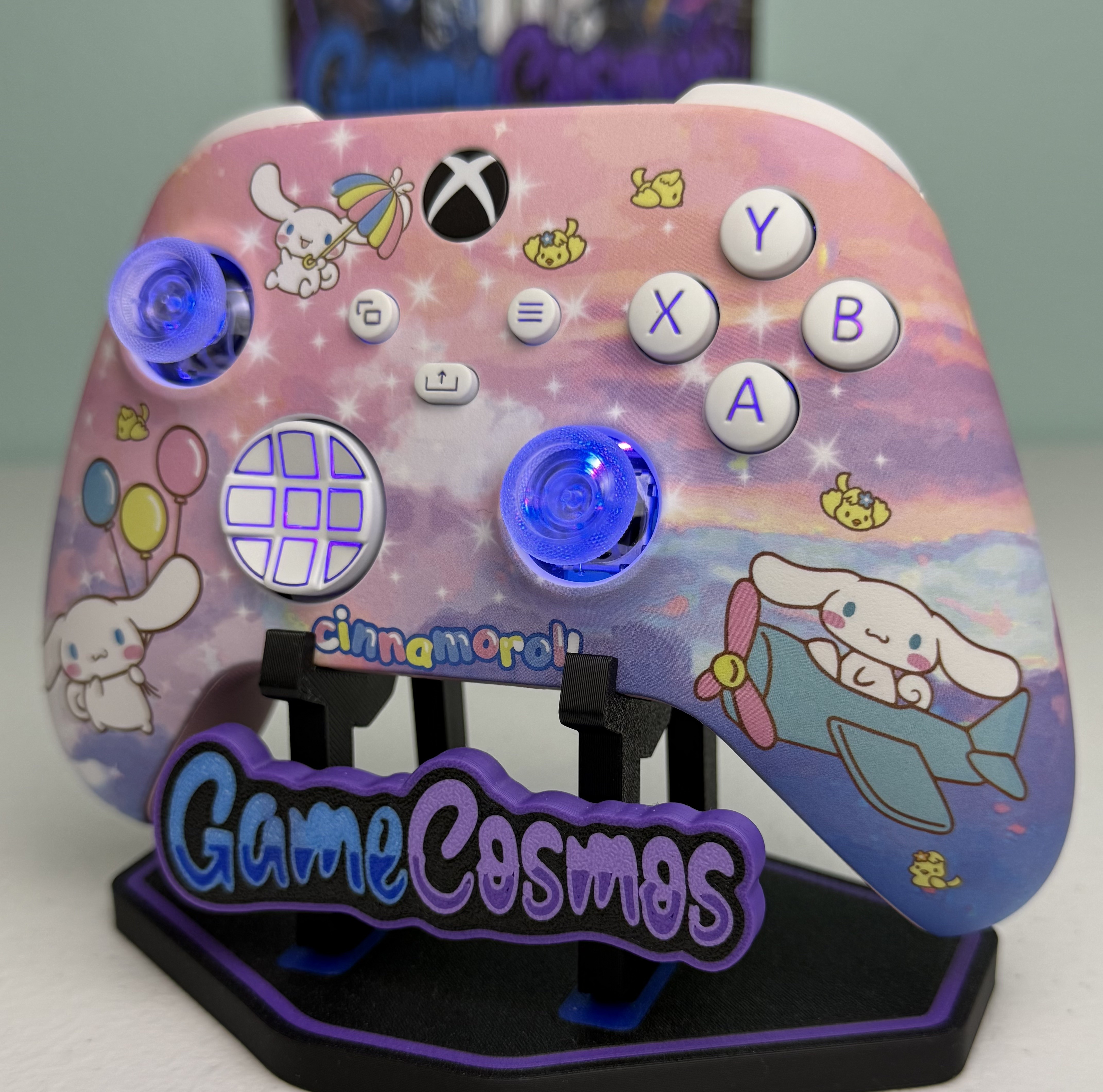 Cinnamoroll - Sanrio - RGB LED - Custom Xbox Series Controller - Image 2