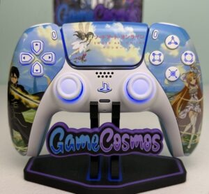 Sword Art Online - Anime Manga - RGB LED - Custom Wireless Controller for PS5 Or PC