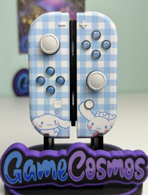 Cinnamoroll - Sanrio - Cute Cartoon Theme - Baby Blue White Pastel - Custom Joycons for the Nintendo Switch