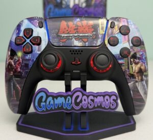 Tekken - Jin Kazama and Kazuya Mishima - Classic Arcade Fighter - Iron Fist - RGB LED - Custom Wireless Controller for PS5 Or PC
