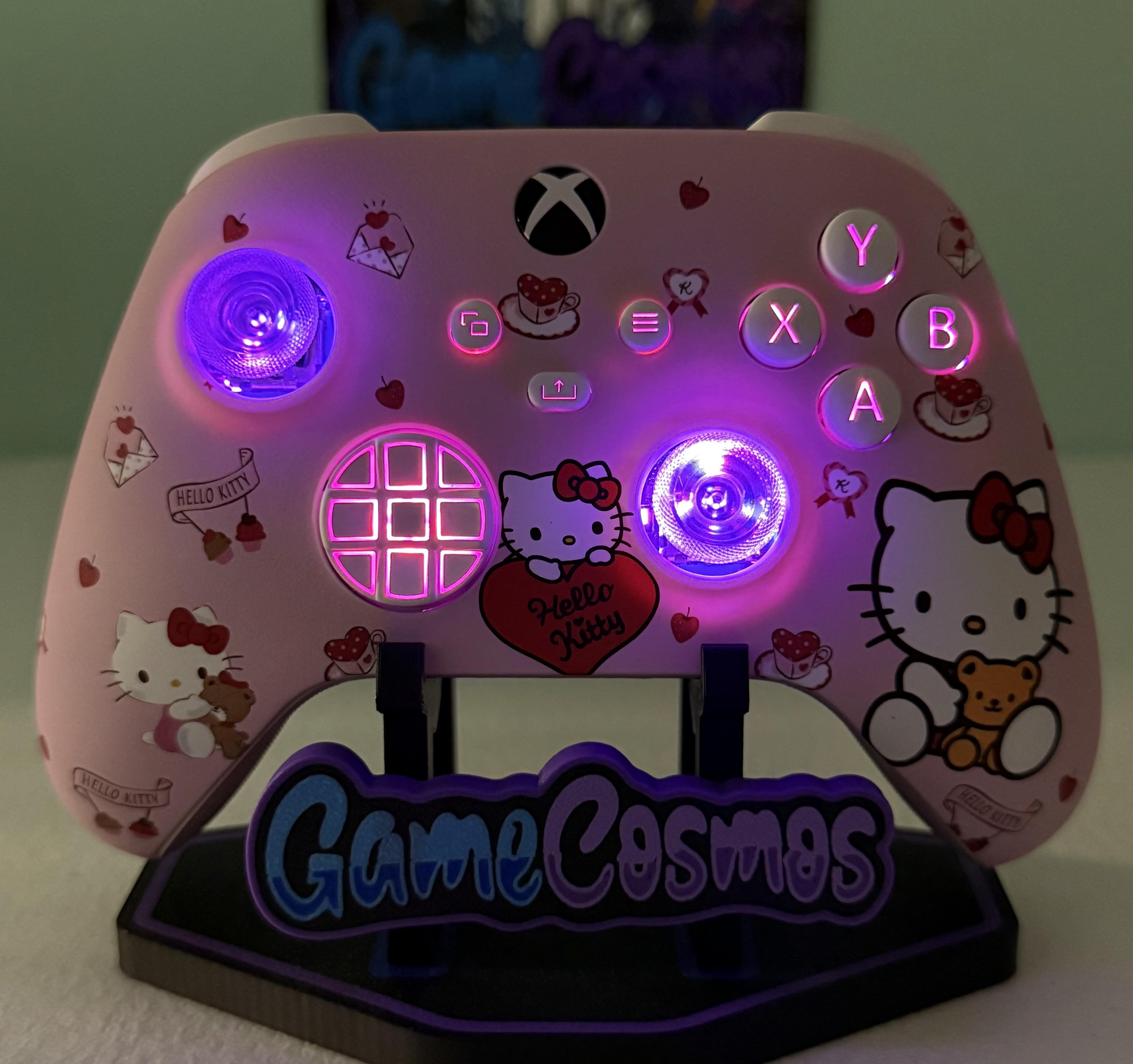Hello Kitty - Sanrio - RGB LED - Custom Wireless Controller for Xbox or PC - Image 6
