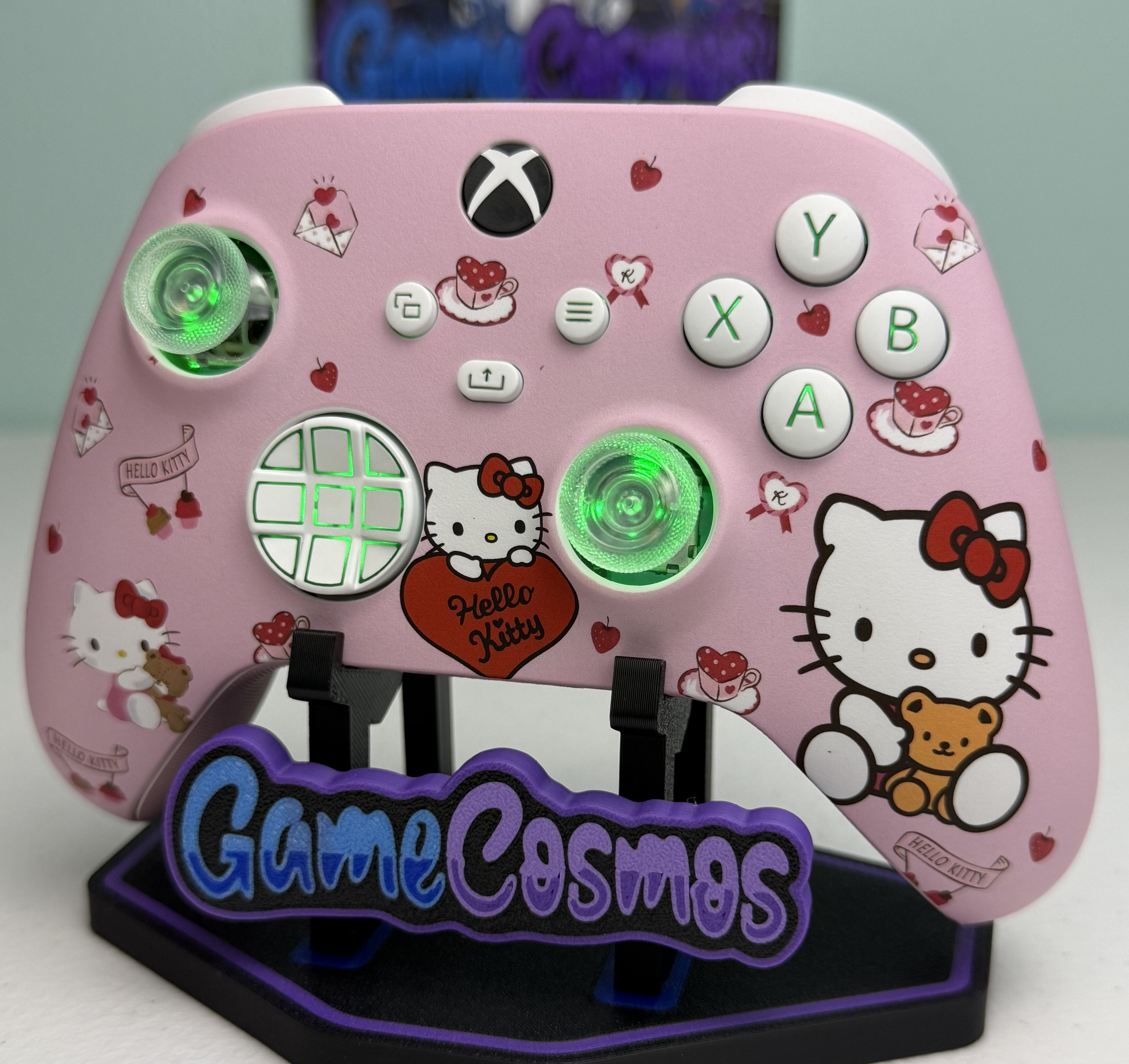 Hello Kitty - Sanrio - RGB LED - Custom Wireless Controller for Xbox or PC - Image 2